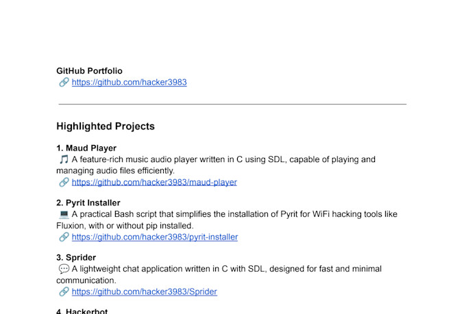 build python projects, fix bugs and create automation scripts
